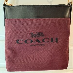 Coach - Jacquard Crossbody bag - Black Cherry - NWOT